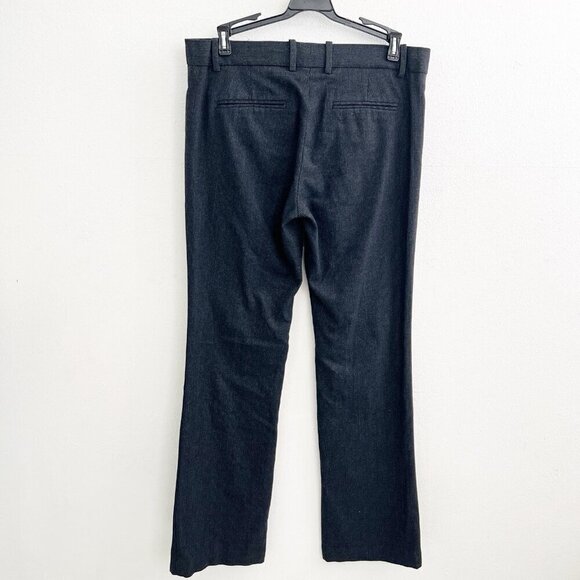 NWOT Gap Modern Bootcut pants 4R Gray Pinstripe Slacks Trousers - Picture 6 of 9